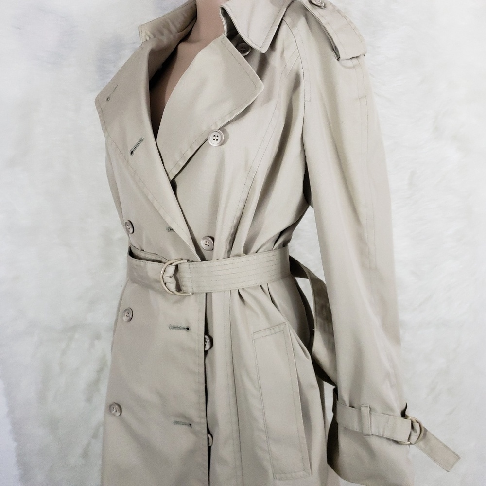 ❌SOLD❌London Fog Double-Breasted Trench coat - Picture 1 of 8